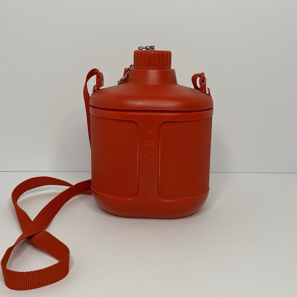Heller‎ 600 Plastic Canteen With Strap Made In Italy